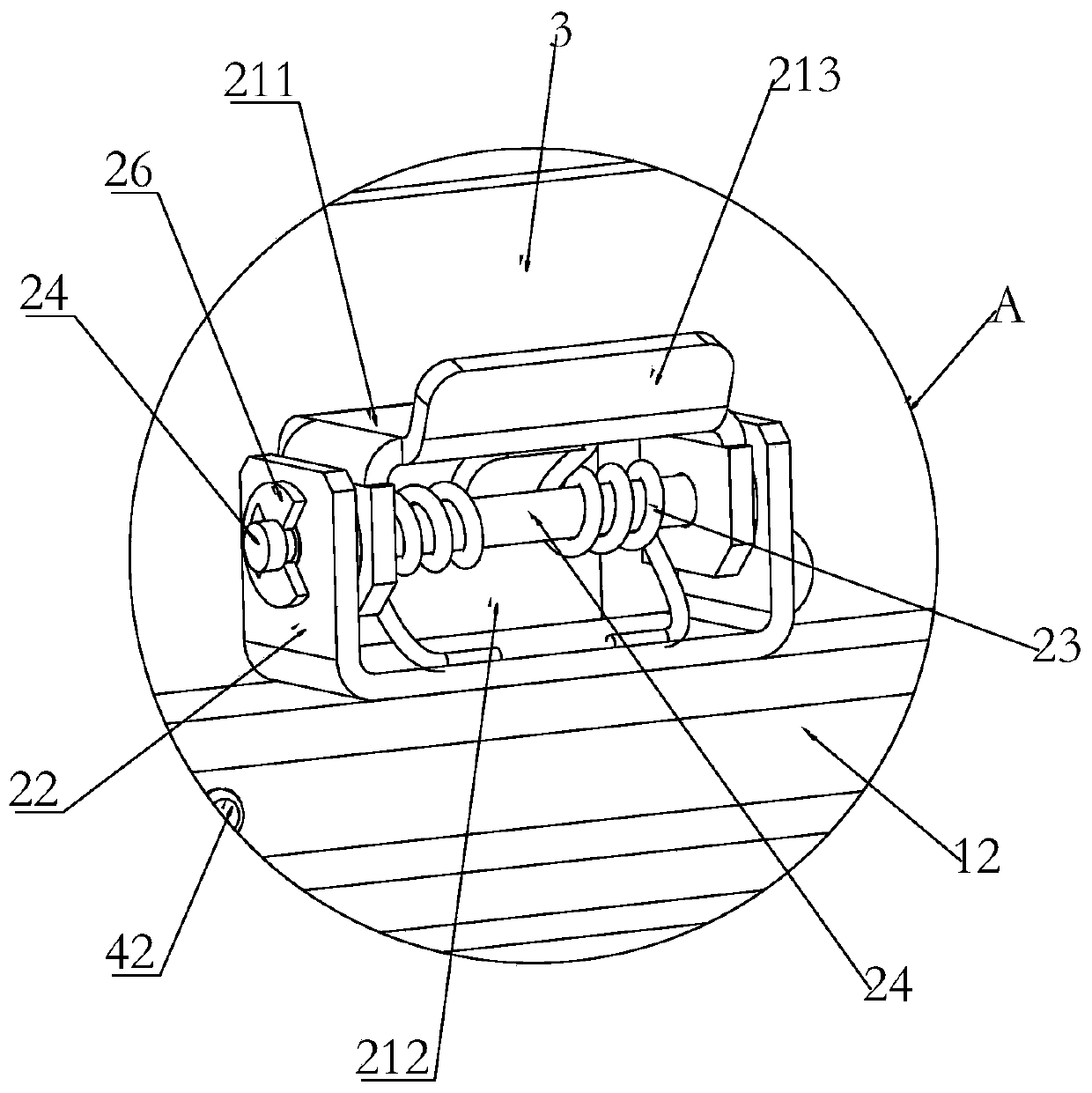 BMU self-locking mechanism of battery system and battery pack