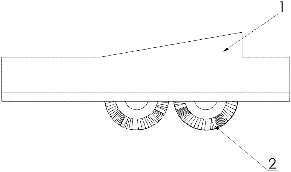 Cleaning device of automatic cleaning machinery