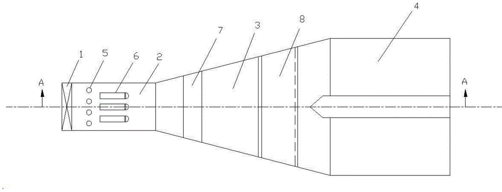 Spaced staggered reverse deflecting flow energy dissipation hydraulic rectifying device and method