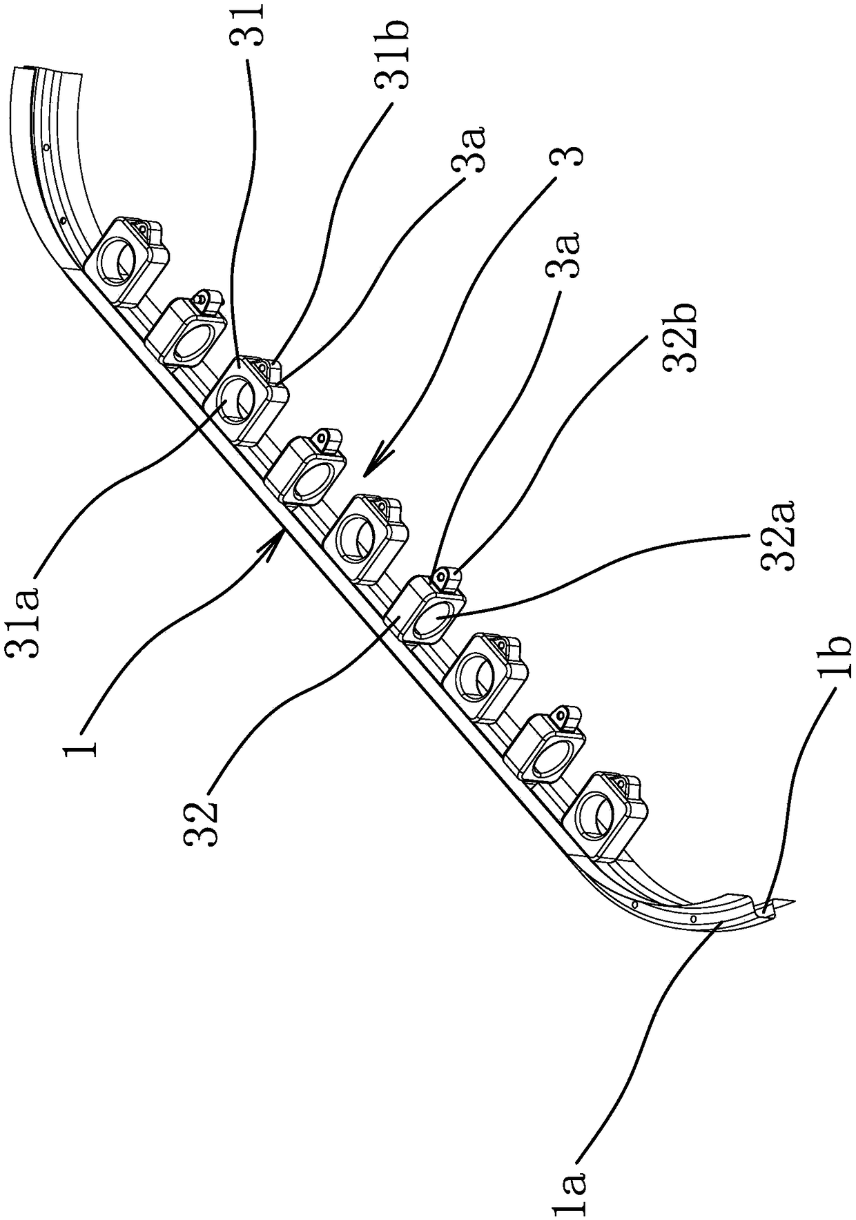 Flexible energy absorption automobile anti-collision beam