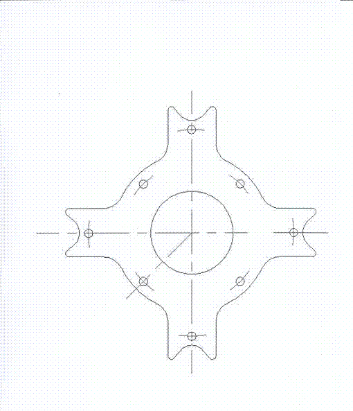 Combined structure for magnetic steel and magnetic loop of motor