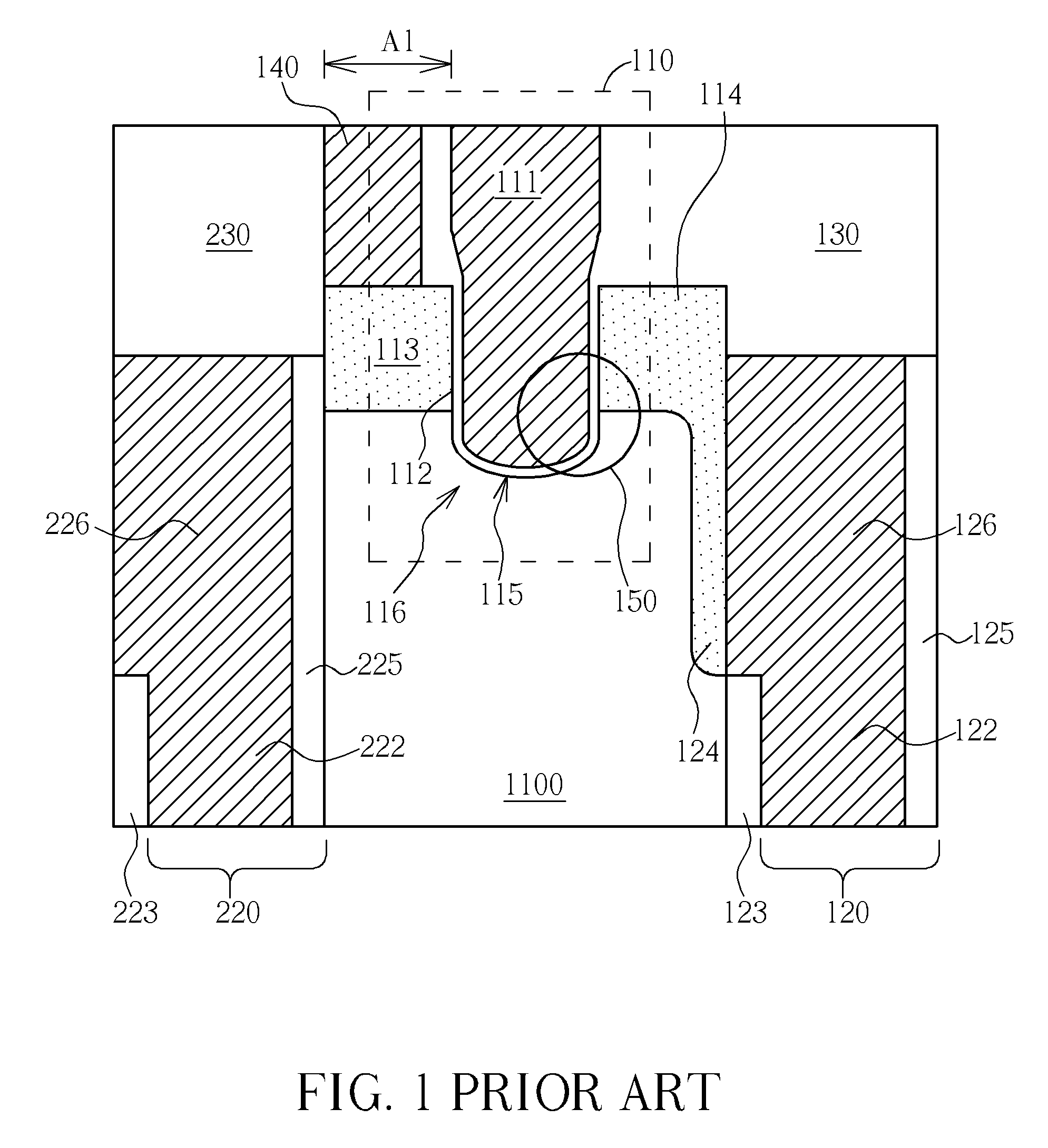 Recessed-gate transistor device having a dielectric layer with multi thicknesses and method of making the same