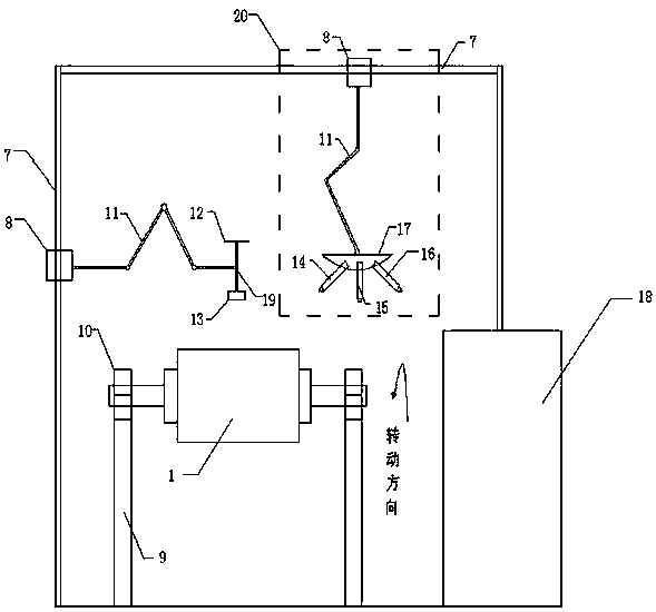 Overlay welding method after large roller shaft wear