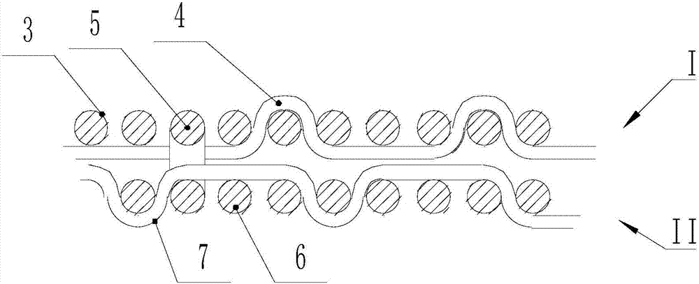 A kind of small square double-sided woolen fabric and its production method