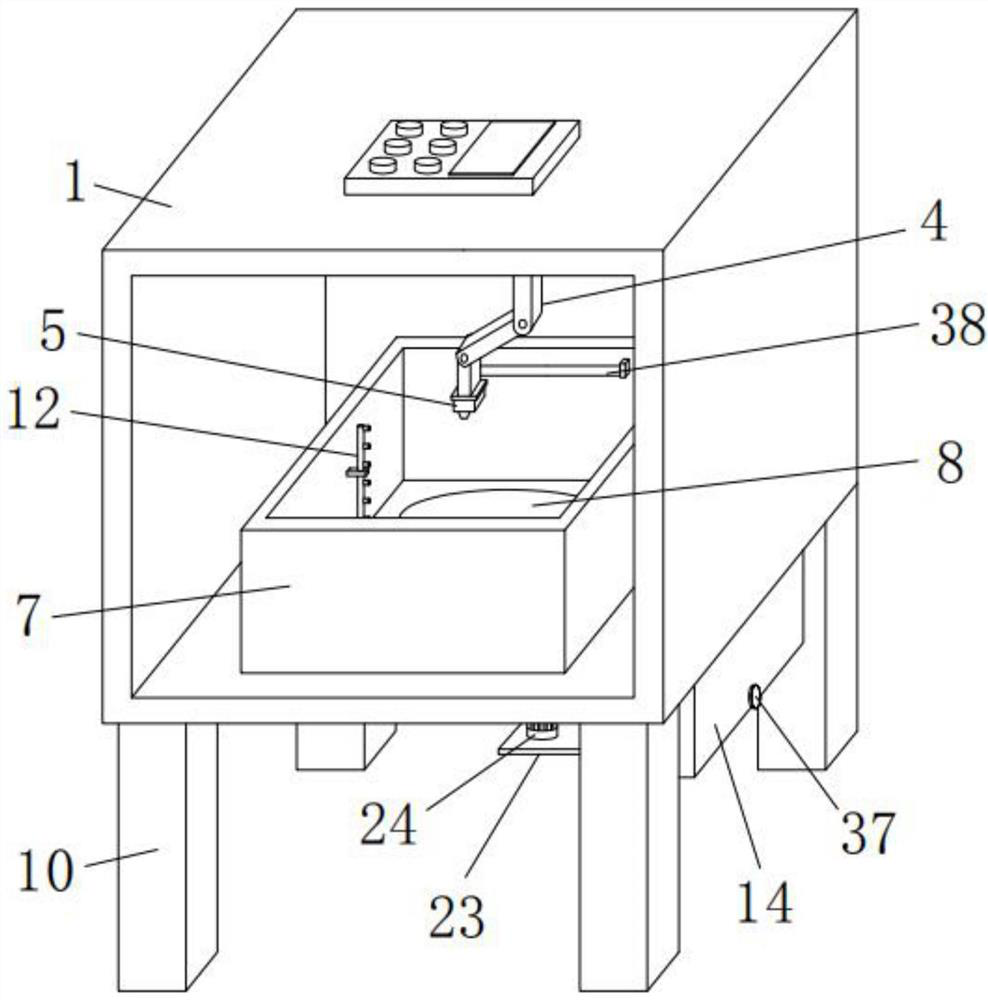 3D printing mechanical arm post-processing device and using method thereof