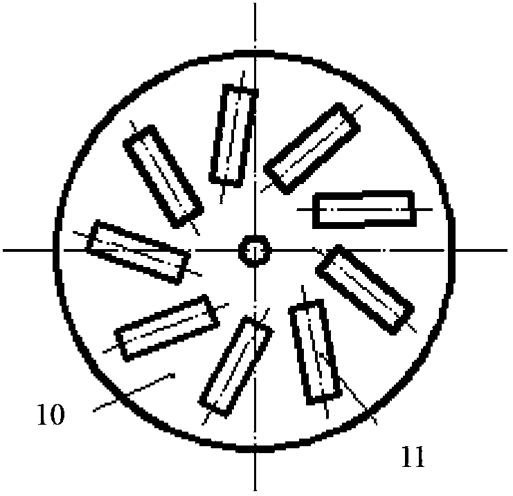 Dielectrophorisis-based retainer eccentric rotating and swinging type cylindrical component double-plane grinding/polishing device