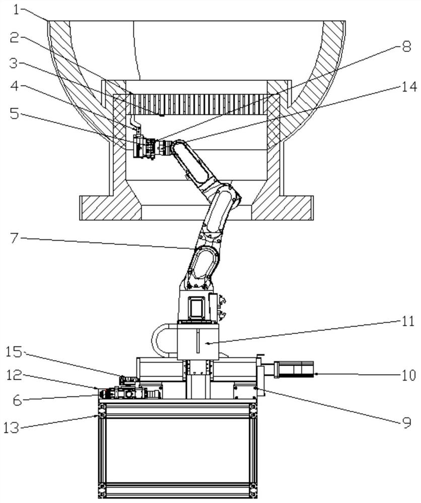 Laser welding pipe plugging device and method for water supply end of high-temperature gas cooled reactor steam generator