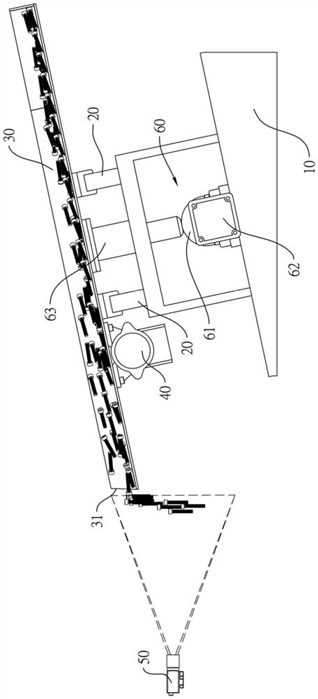 Visual precise counting device for anti-loose and anti-leakage processing of fasteners