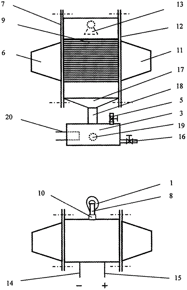 Method and device for cooperative uptake of sulfur dioxide by discharge plasmas