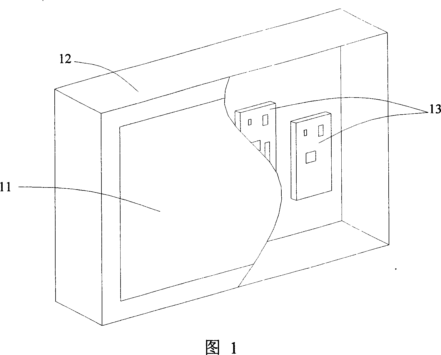 Modular panel display device