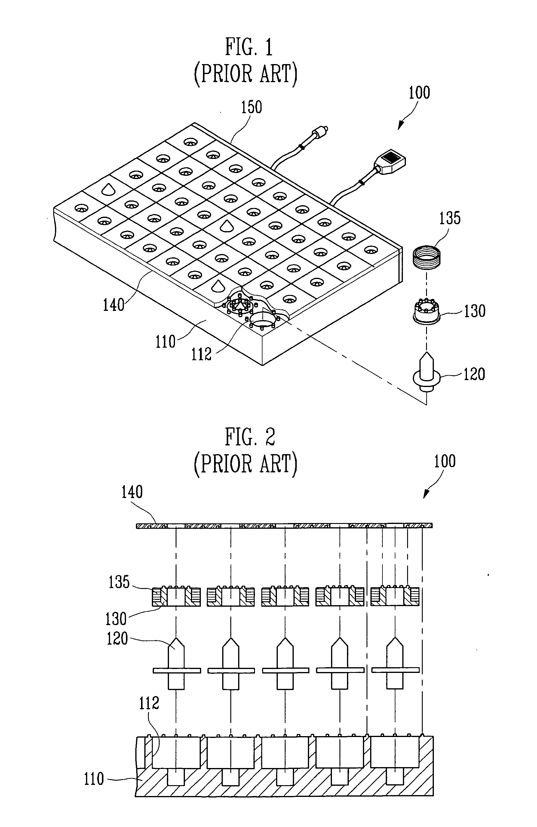 Braille display device using electrorheological fluid and manufacturing method thereof