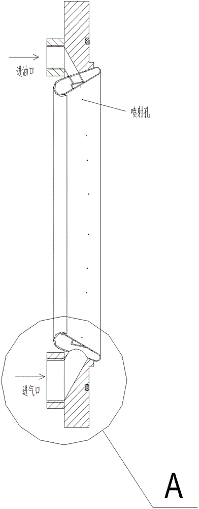 A device for lubricating and sealing a bearing seat of a centrifuge and its application method