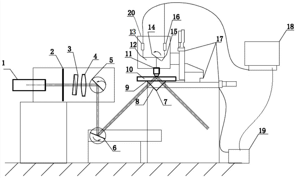 Subsurface measurement device and method based on total internal reflection and optical coherence tomography