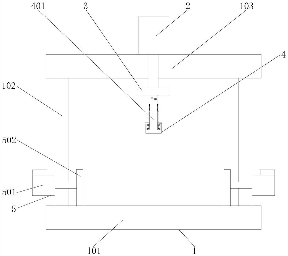 Automatic workpiece punching device