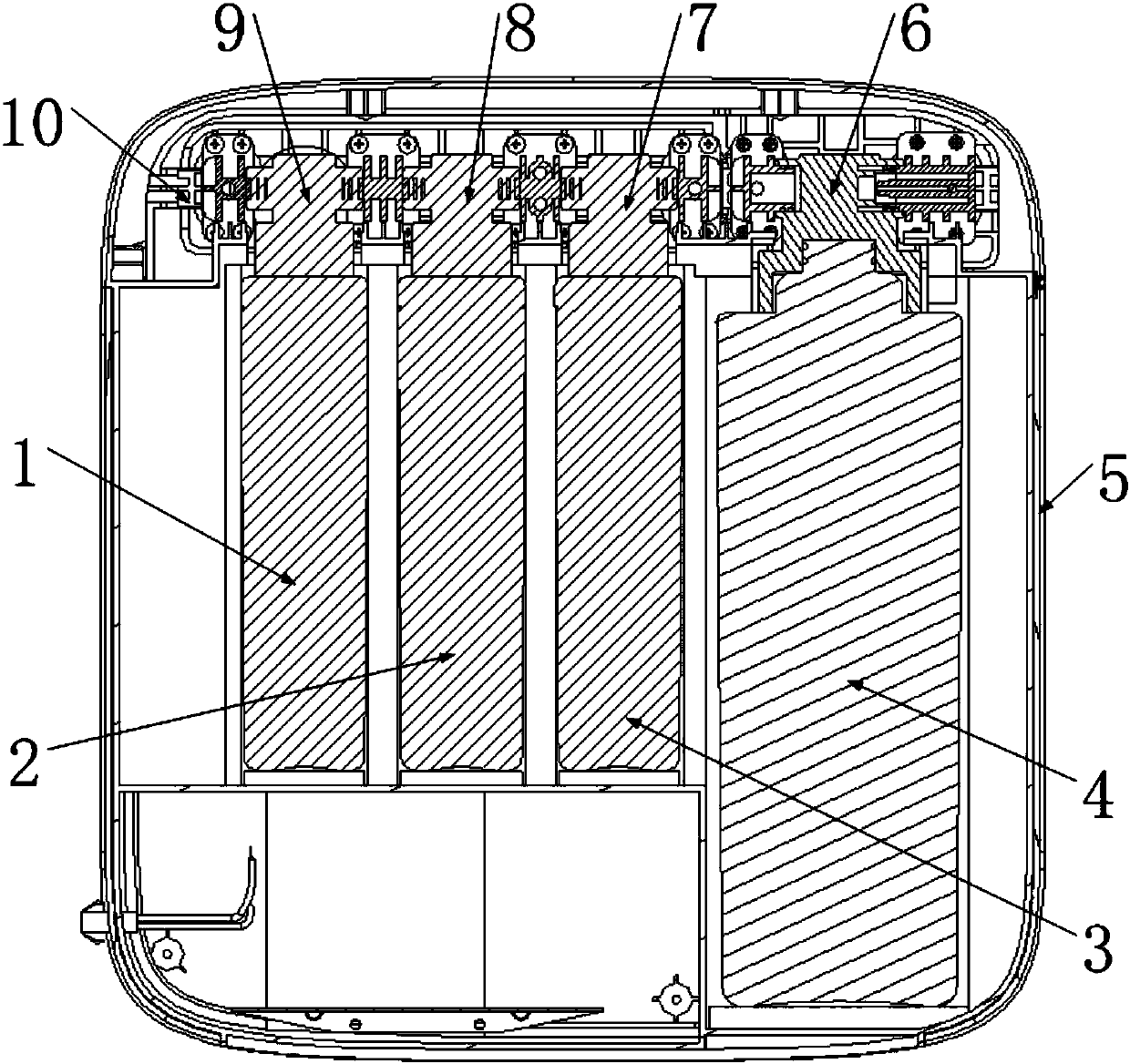 Water treatment system and water purifier