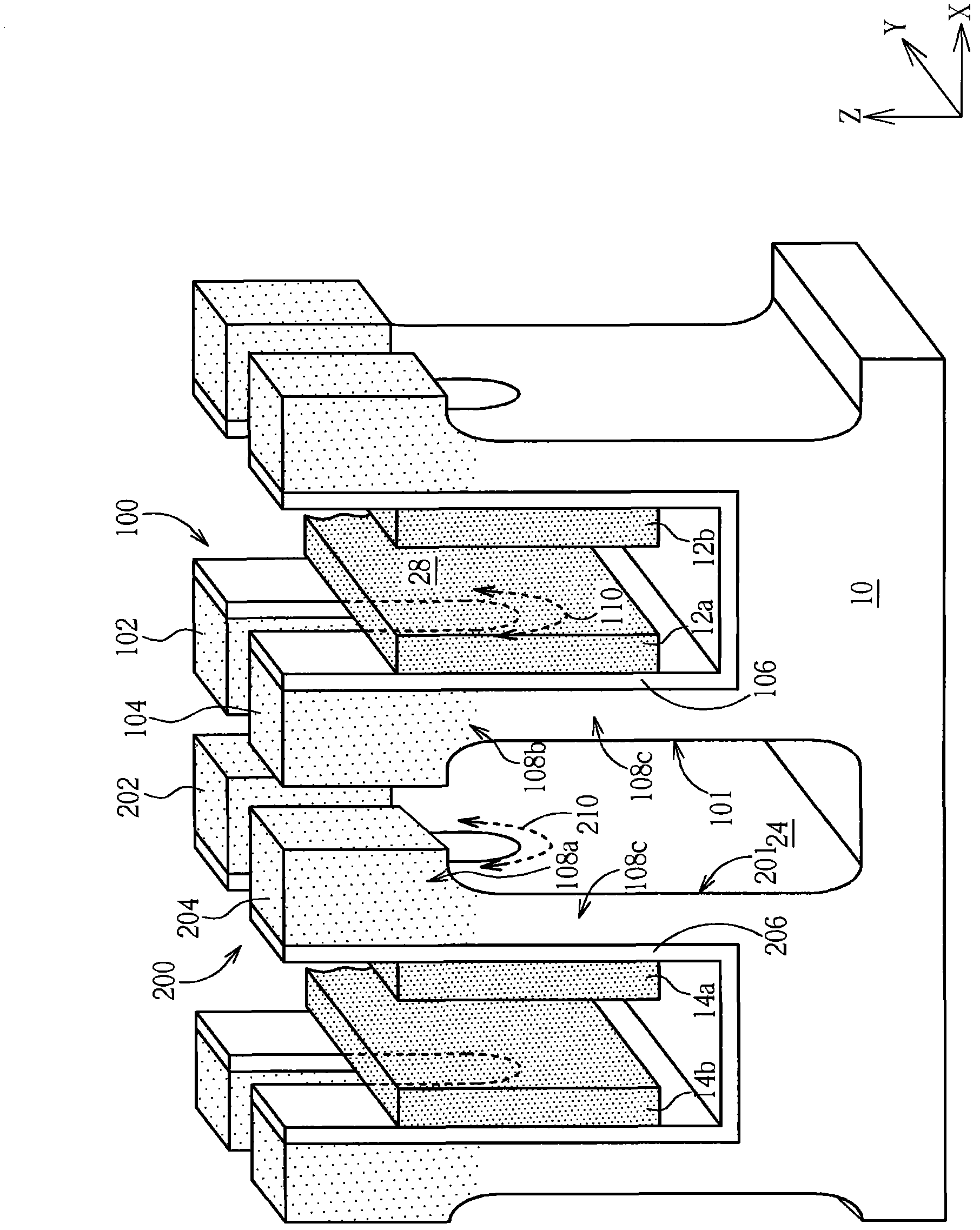 Single-side gate fin field effect transistor and manufacturing method thereof