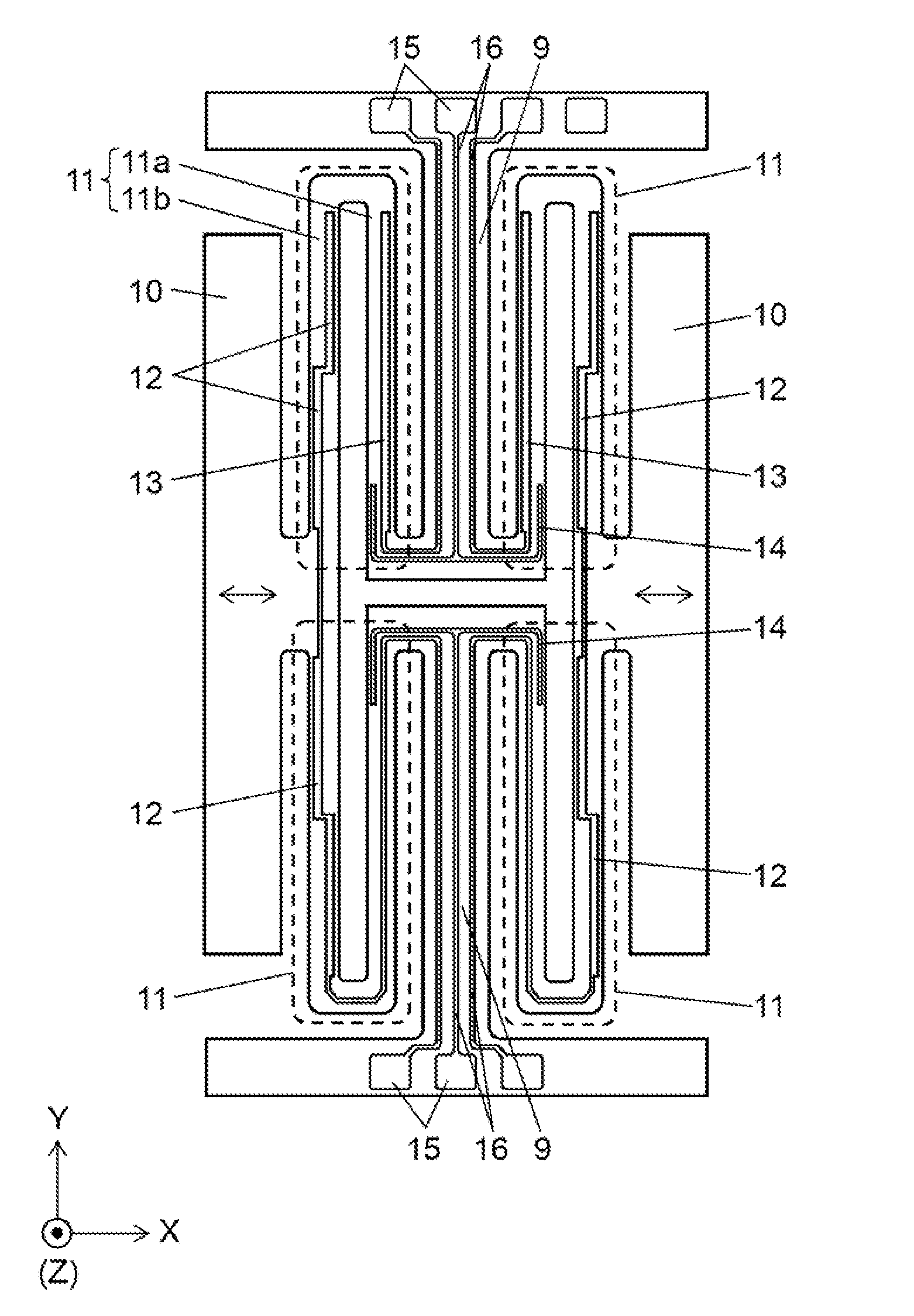 Angular velocity sensor element, angular velocity sensor and angular velocity sensor unit both using angular velocity sensor element, and signal detecting method for angular velocity sensor unit