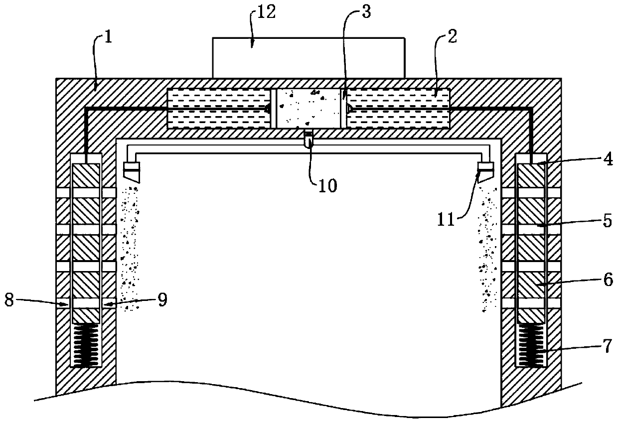 Self-closing insect-preventing power distribution cabinet for communication base station