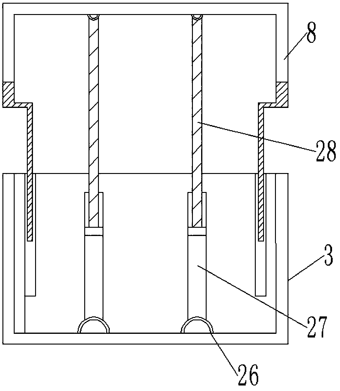 Grain reserve device for agriculture