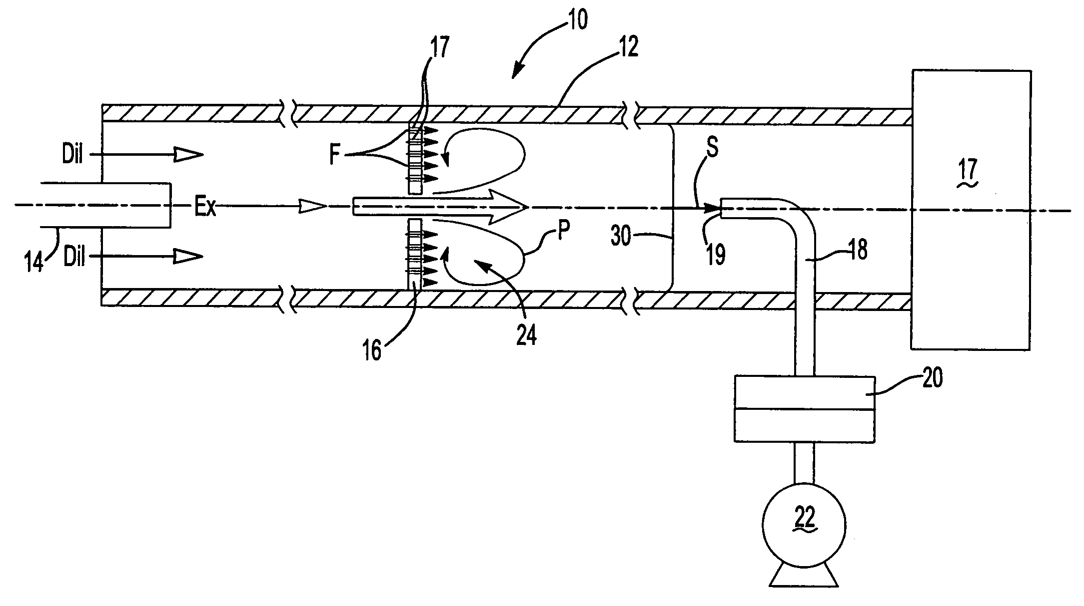 Particulate deposit avoidance and probe positioning