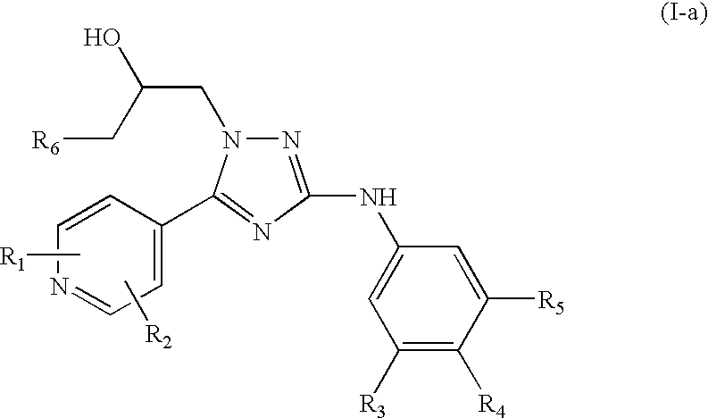 Trisubstituted 1,2,4 triazoles