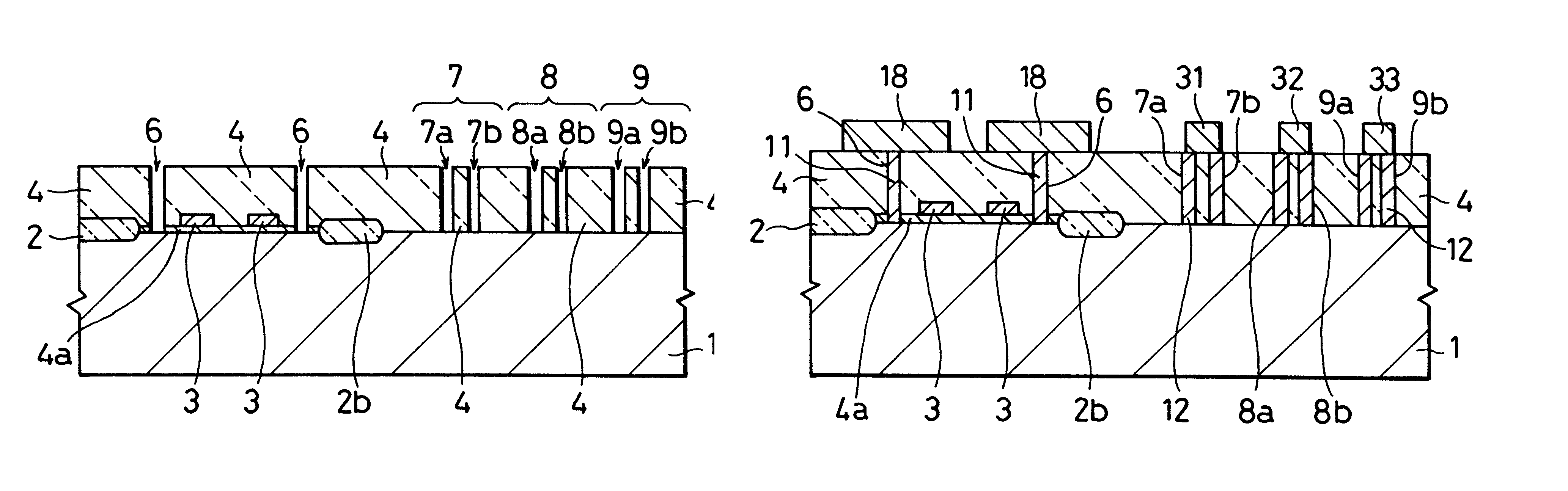 Fabrication method for semiconductor device utilizing parallel alignment slits