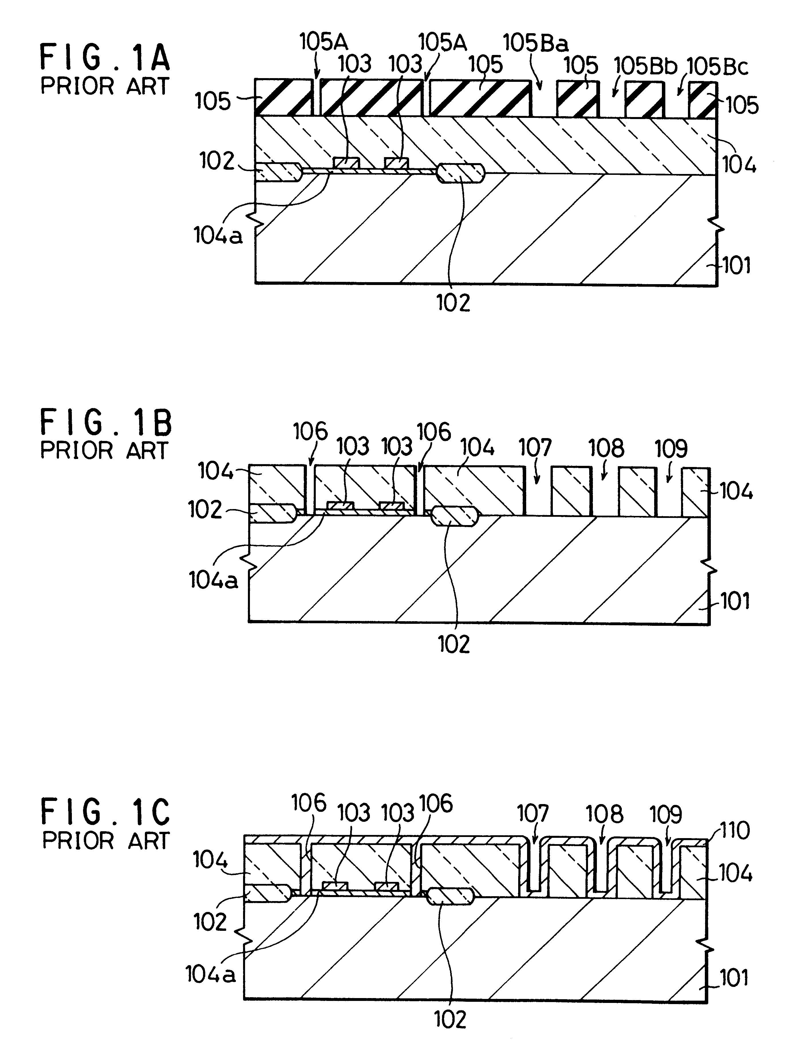 Fabrication method for semiconductor device utilizing parallel alignment slits