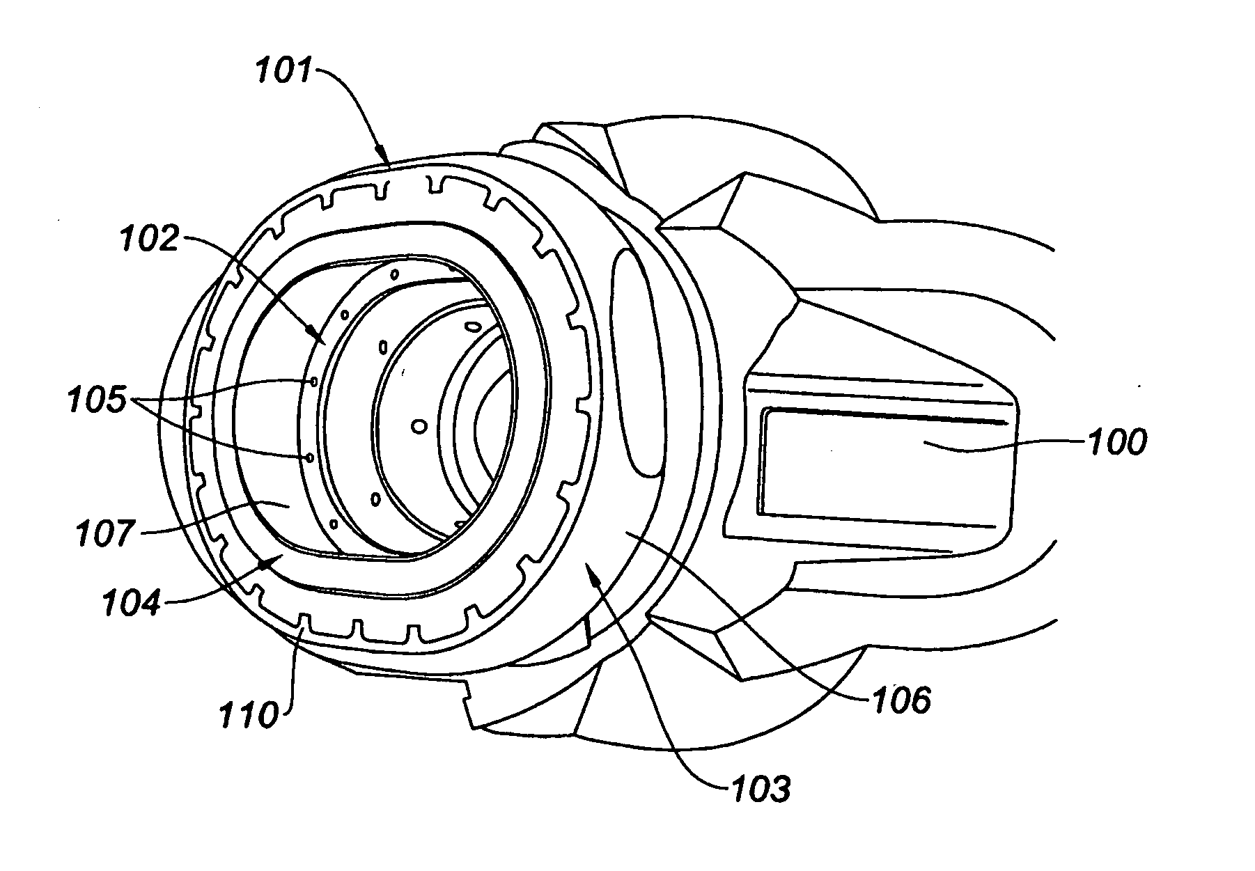 Sealing joint with integrated mating surface