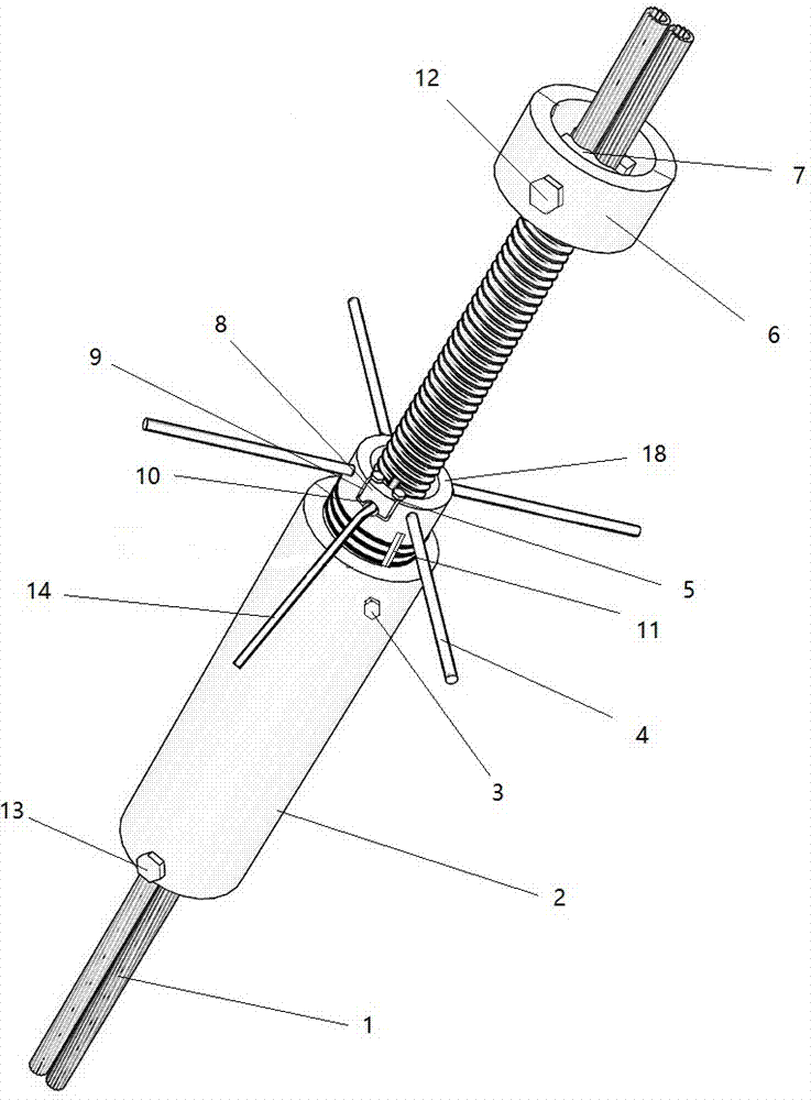 Electric pole pull wire fastening winder