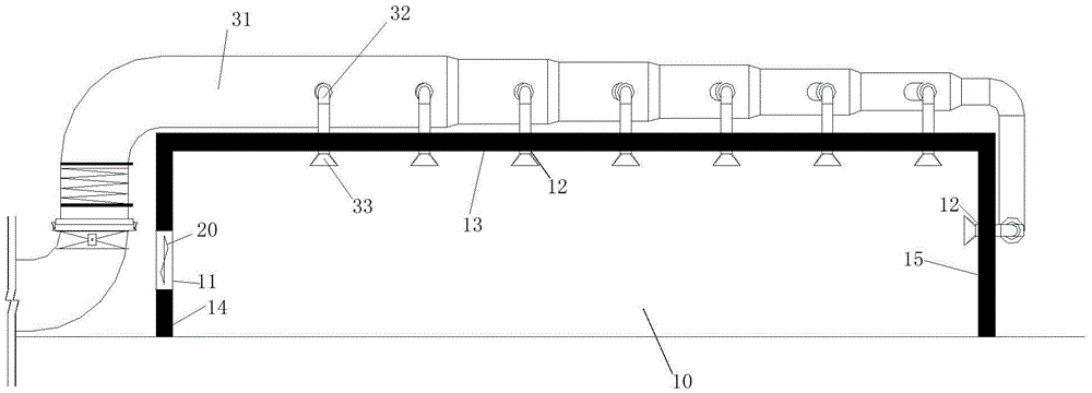 Steel structure spraying method with purification function