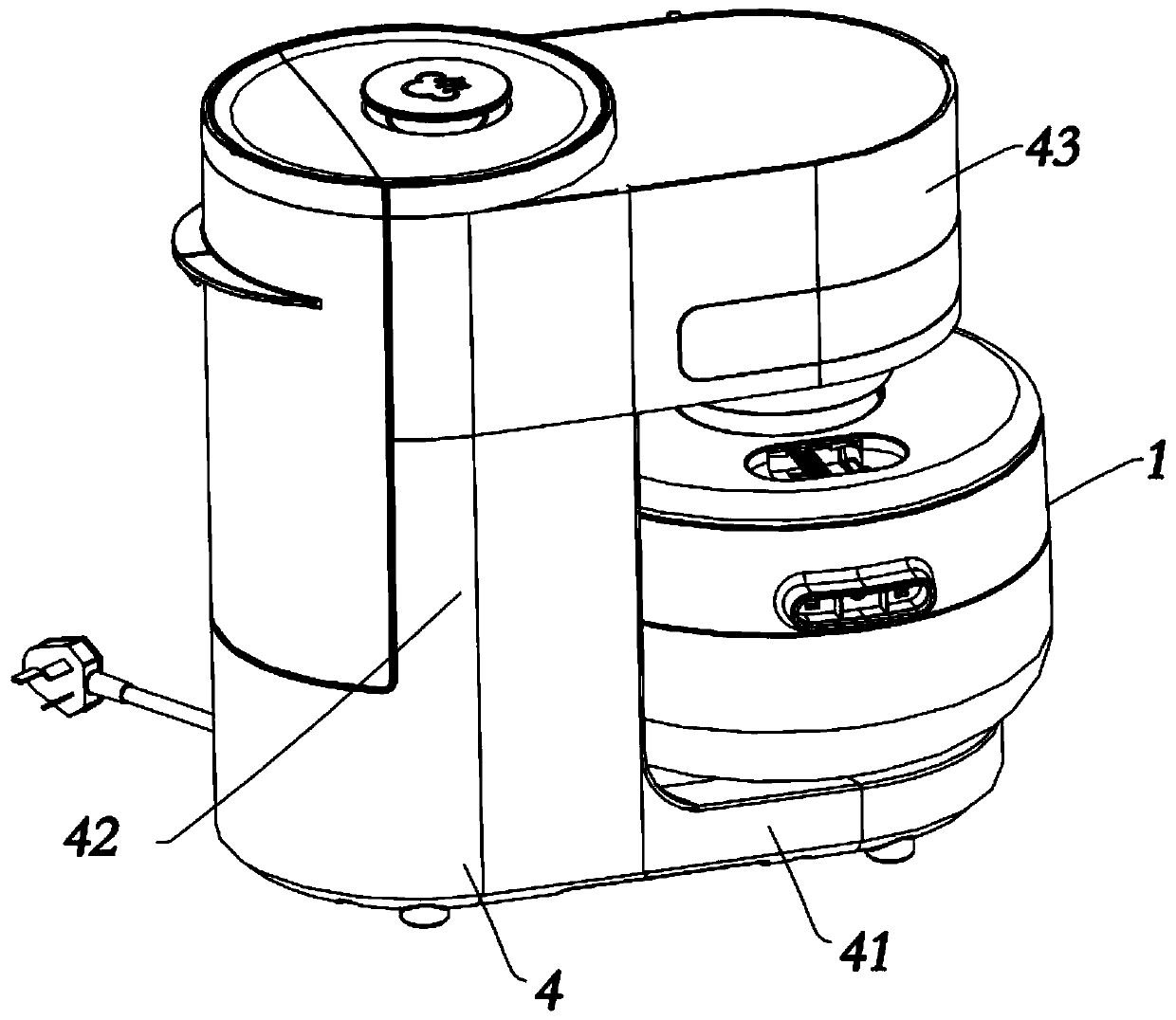 Coarse cereal pulp rice cooking method of electric cooking utensil