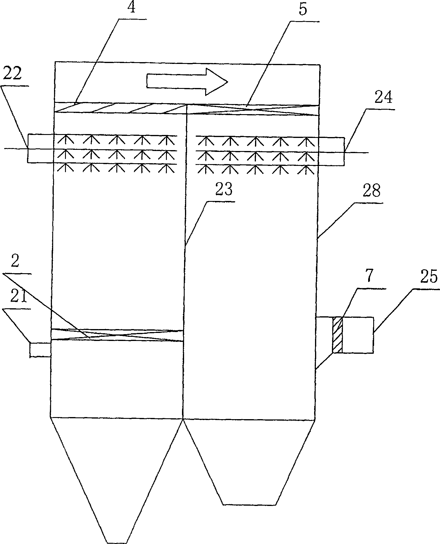 Method and apparatus for combined removing sulfur-dioxide and nitrogen oxide by mixed solution