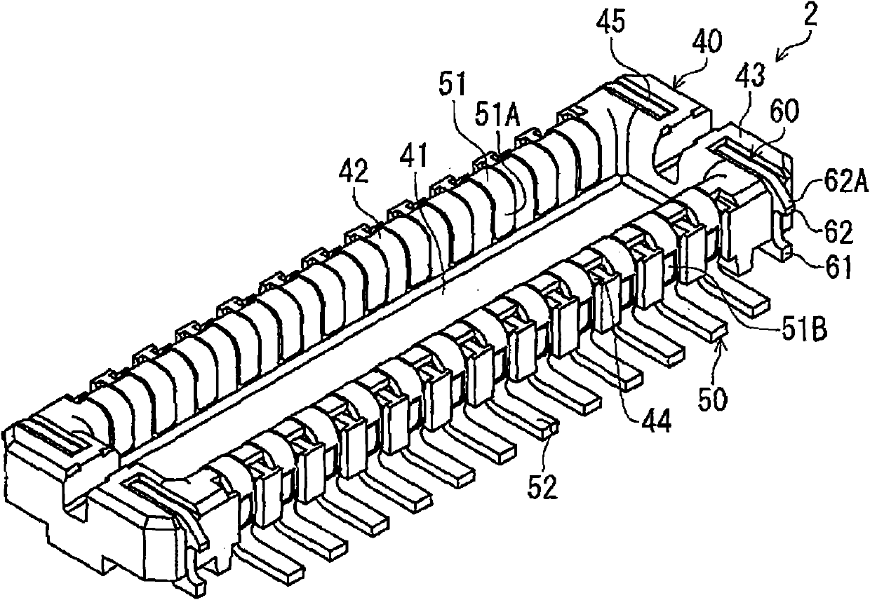 Electric connector for circuit substrate