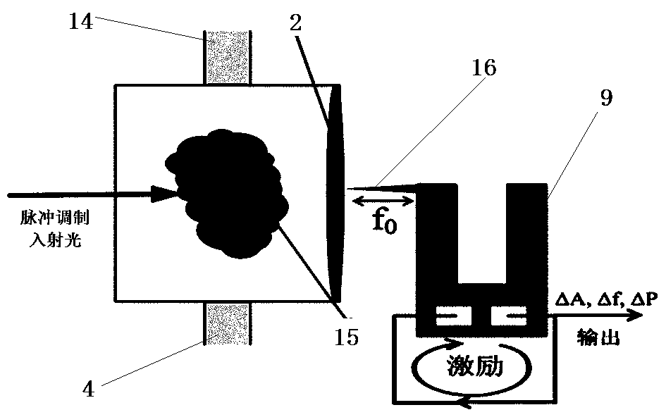 Gas detection system and method based on photoacoustic effect