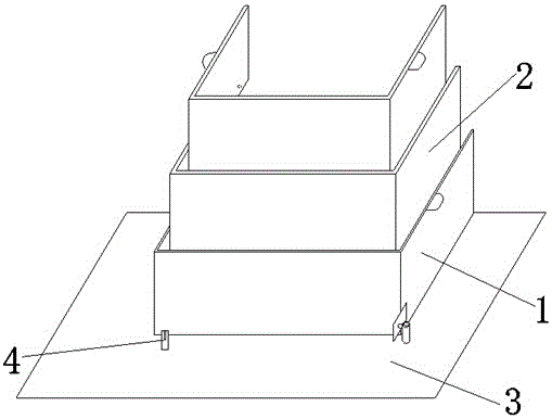 Lifted and pulled water-retaining cover