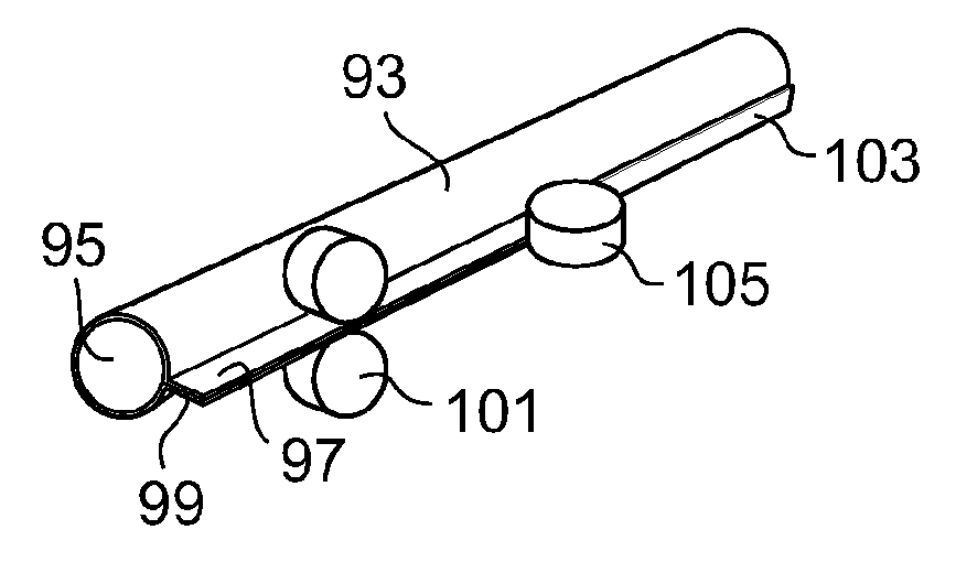 Method for producing a metal tube by clad rolling one more profiles to form at least one channel, a clad rolling mill for joining one or more profiles, a clad rolled metal tube