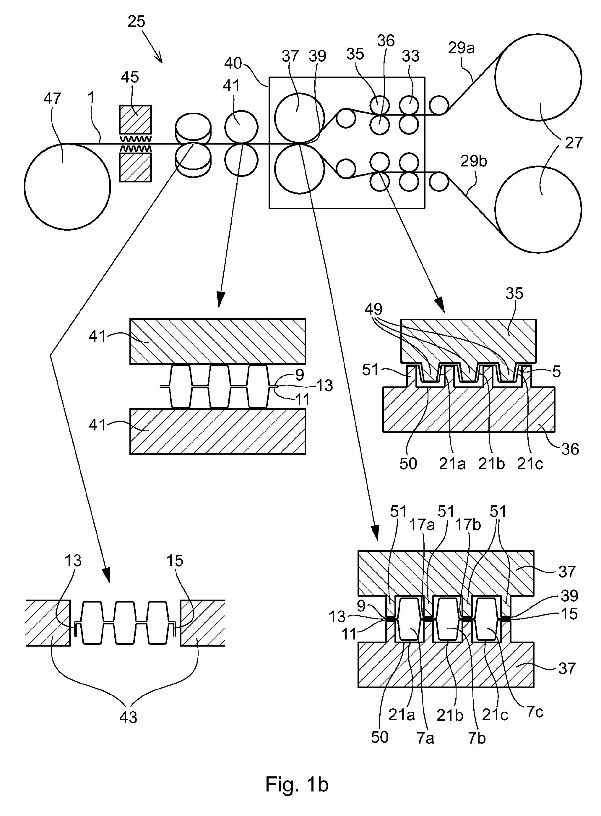 Method for producing a metal tube by clad rolling one more profiles to form at least one channel, a clad rolling mill for joining one or more profiles, a clad rolled metal tube