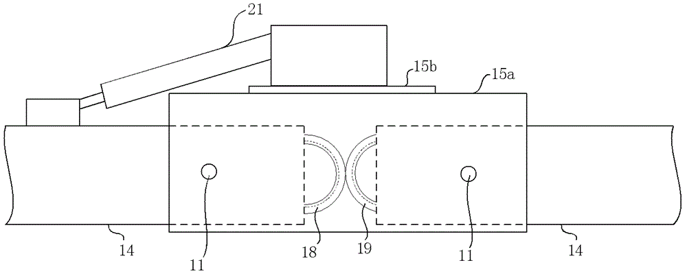 H-shaped power chassis with ground clearance adjusting function