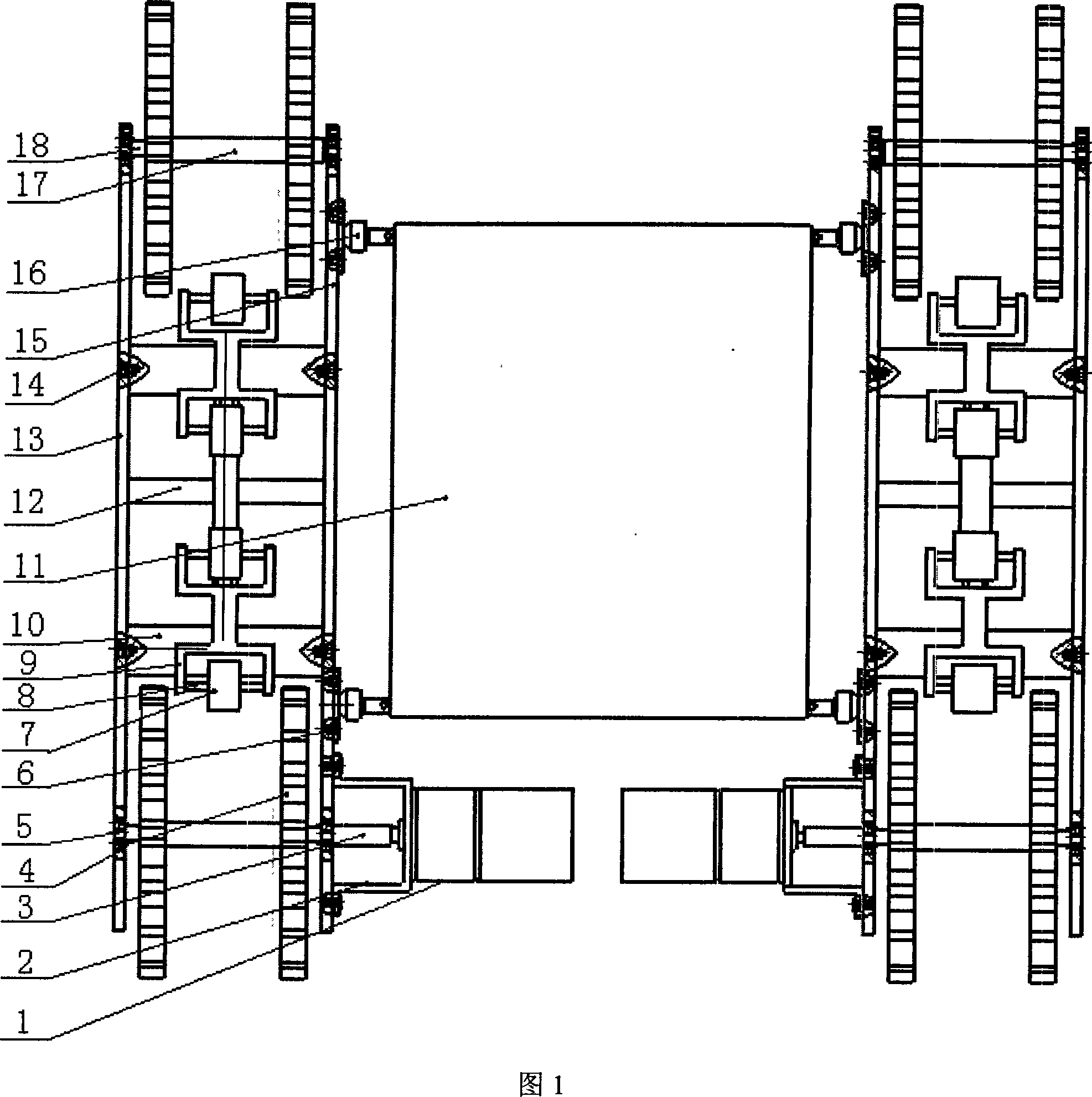 Wall-climbing robot on surface of iron based tank