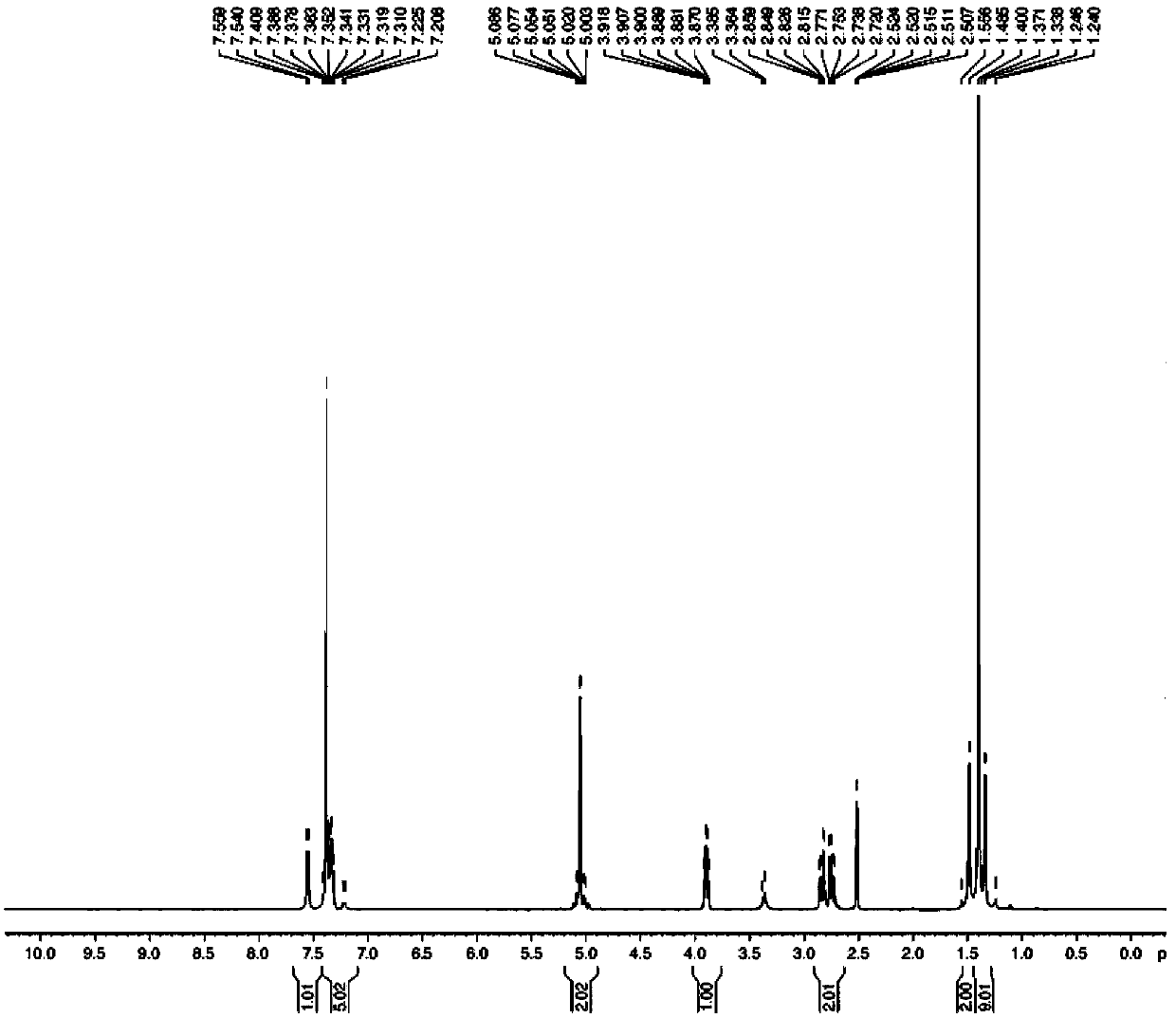 Preparation method of N-carbobenzoxy-3-amino-alanine tert-butyl ester