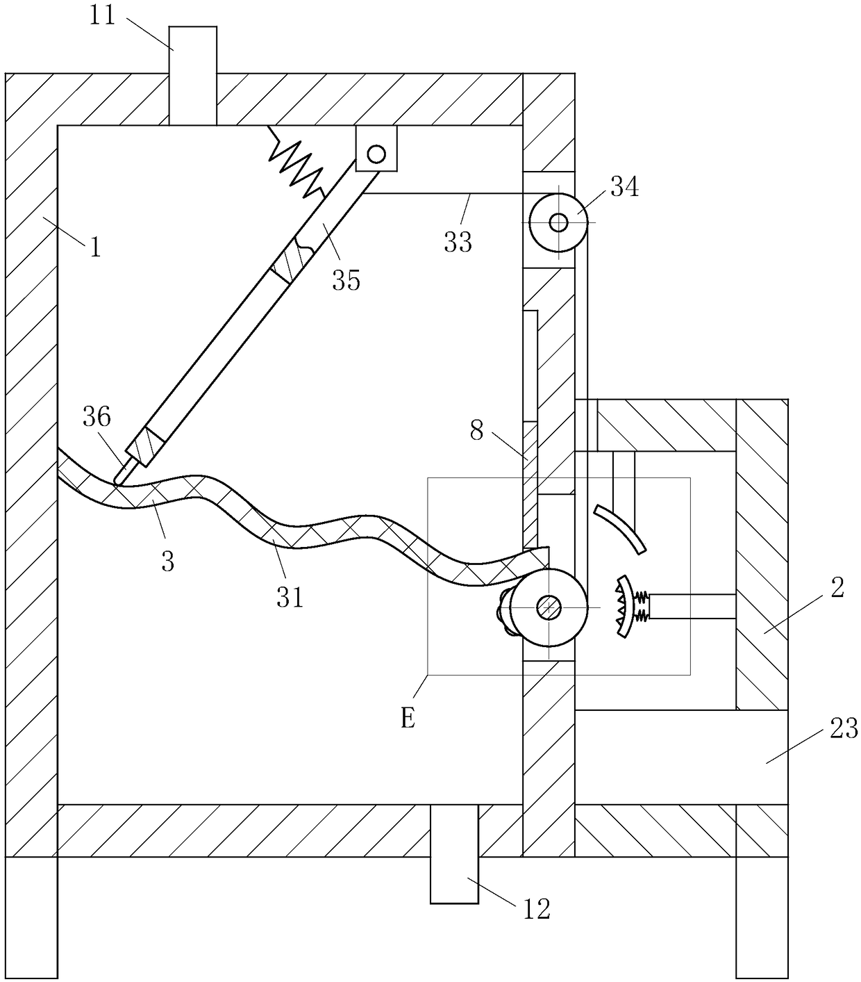 Rare earth particle separation system