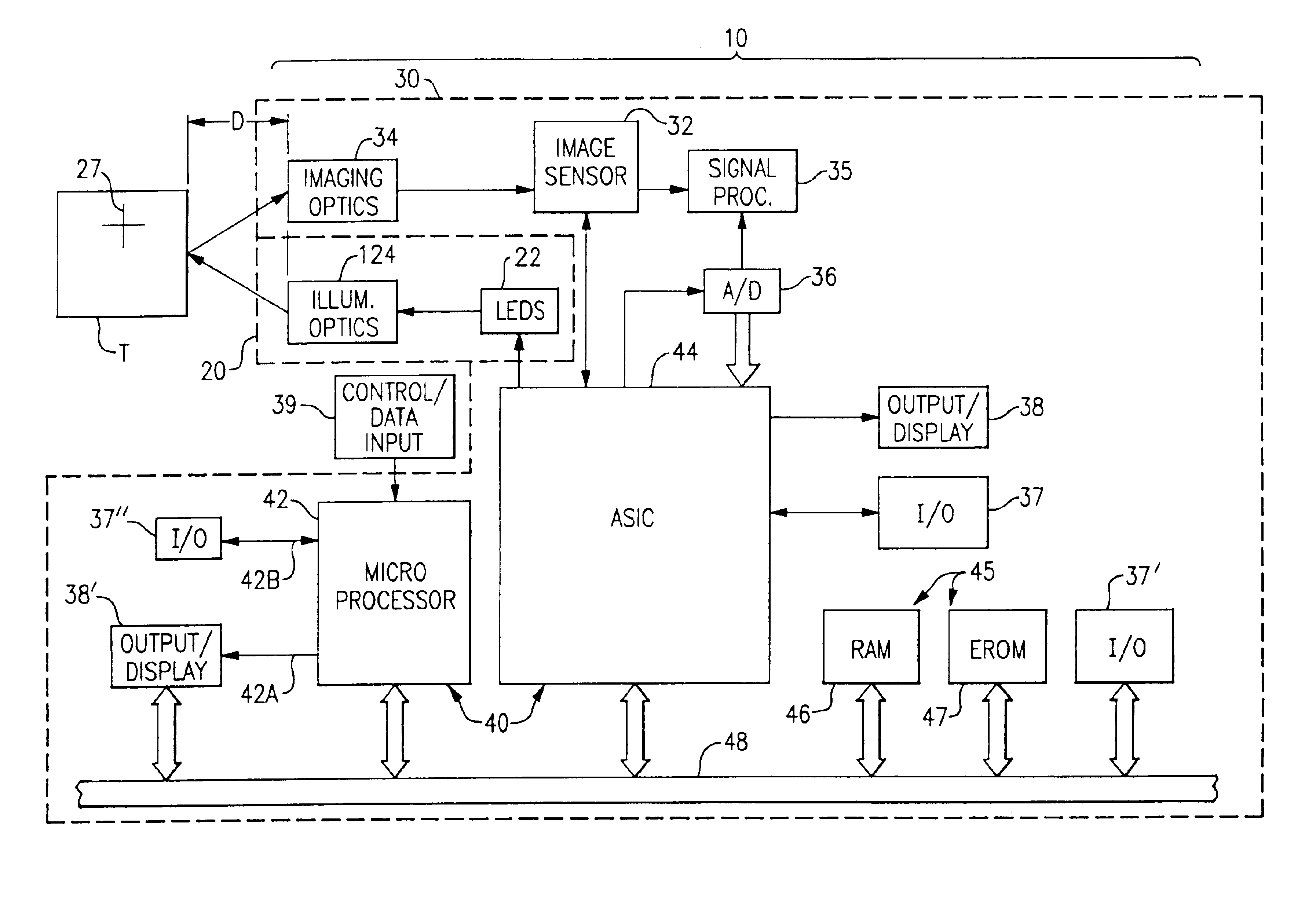 Optical reader having reduced parameter determination delay