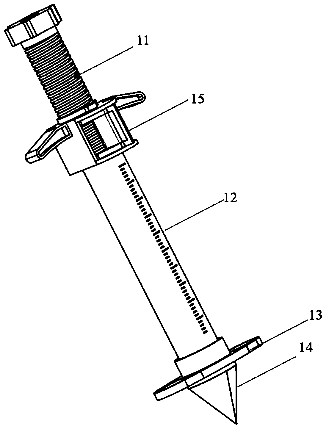 Quantitative forming apparatus for wheat grain-sized moxibustion cone