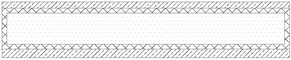 SMT subtractive high-density packaging multilayer circuit board structure and its manufacturing method