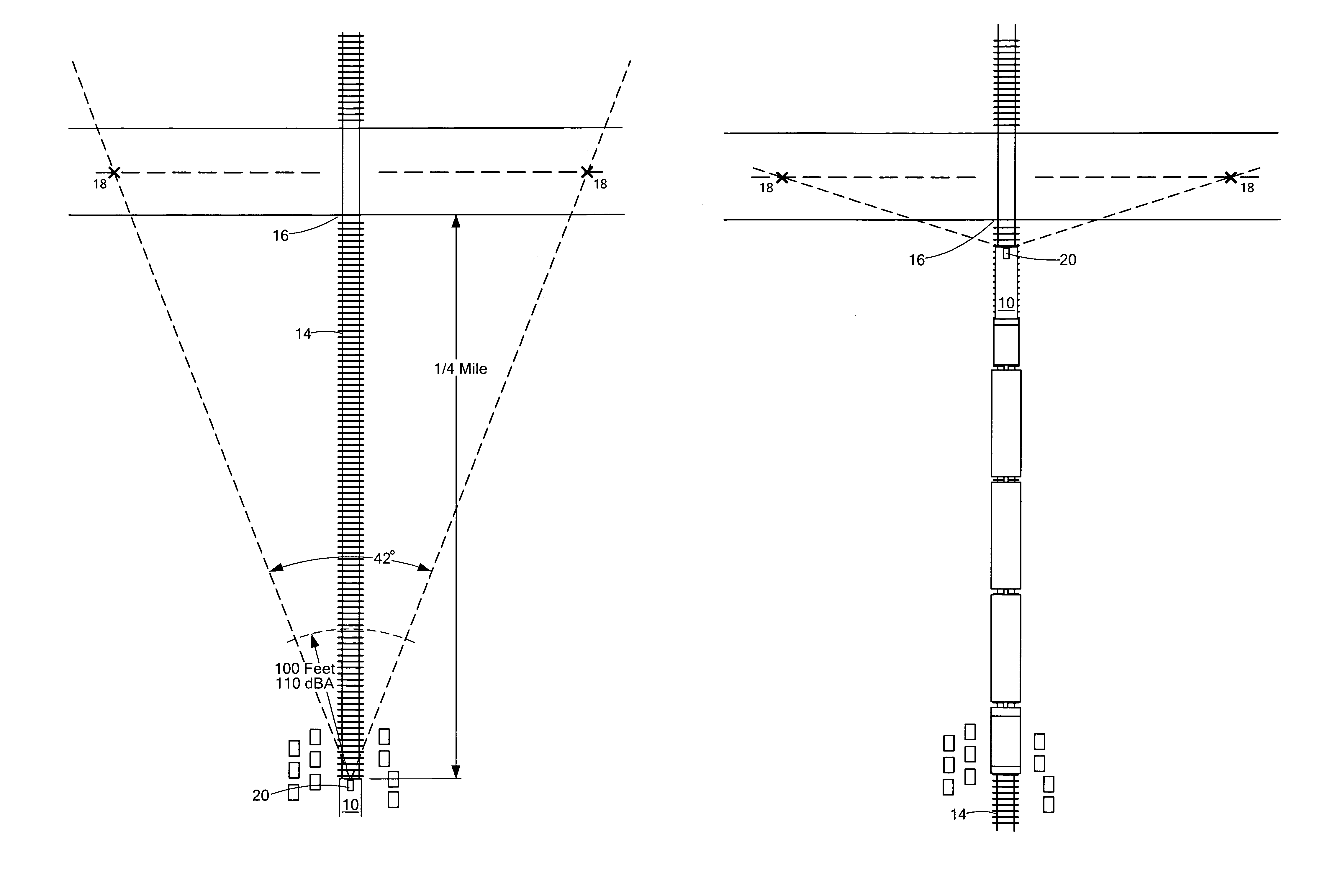 Acoustical warning system