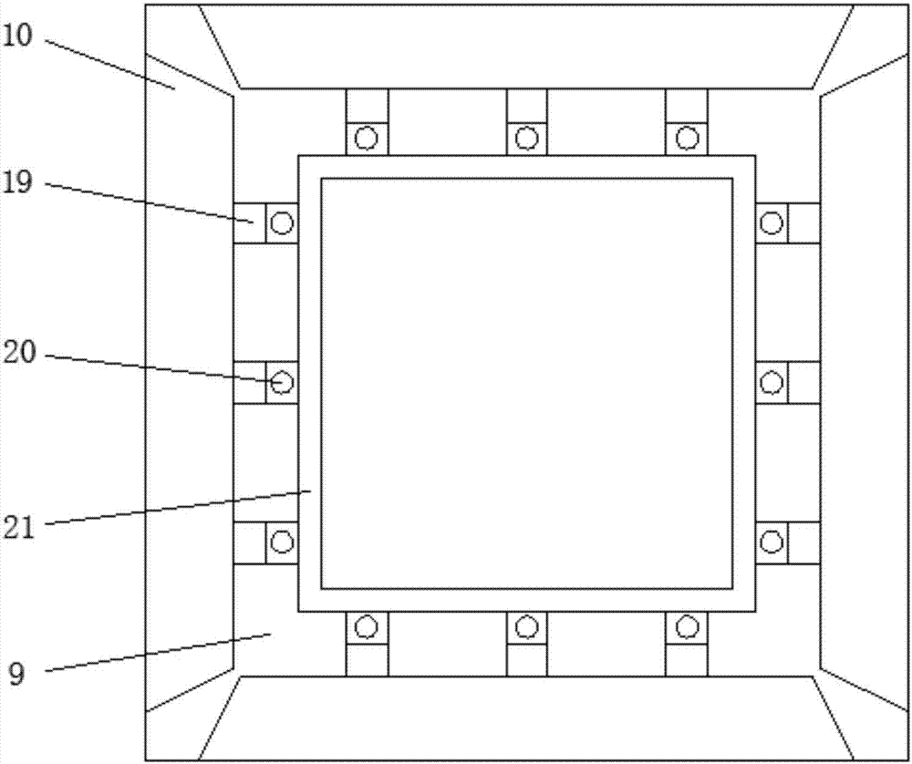 Energy-saving public security sentry box