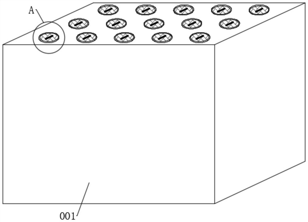 Water-permeable concrete pavement brick of automatic opening and automatic unchoking type