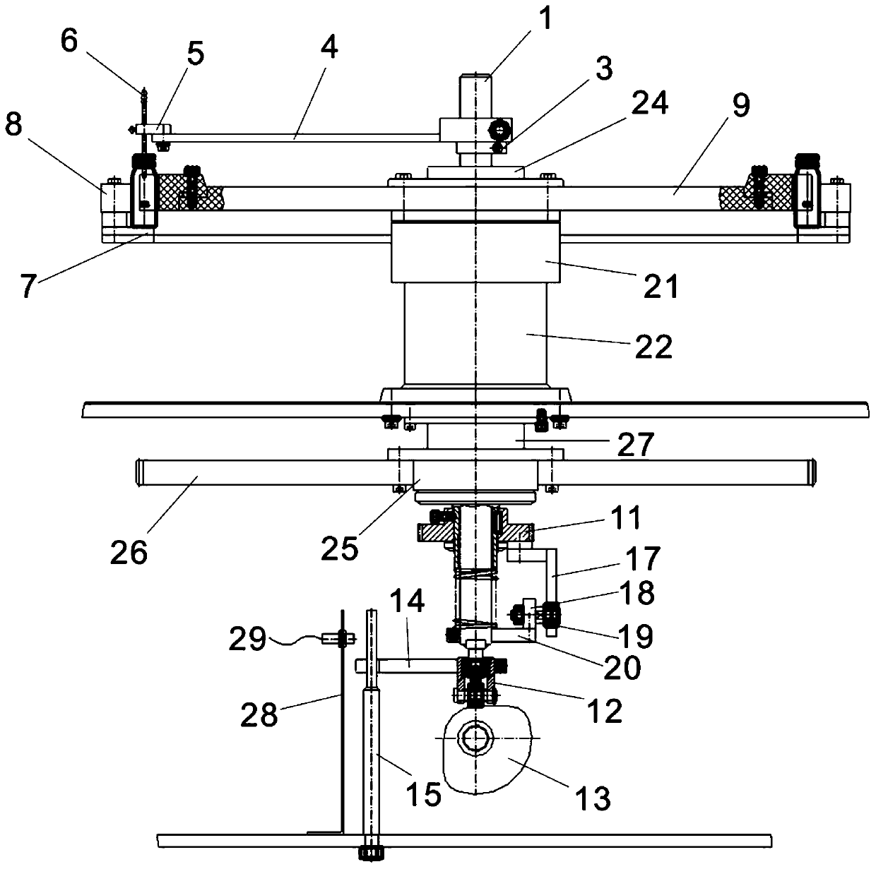 Rotating disk tracking type filling capping machine