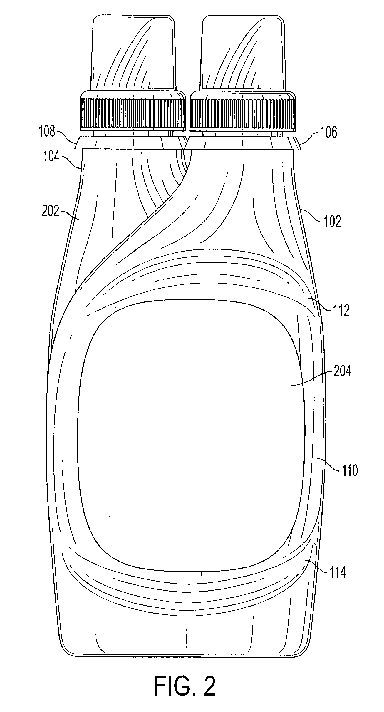 Package of interengaging containers for companion products