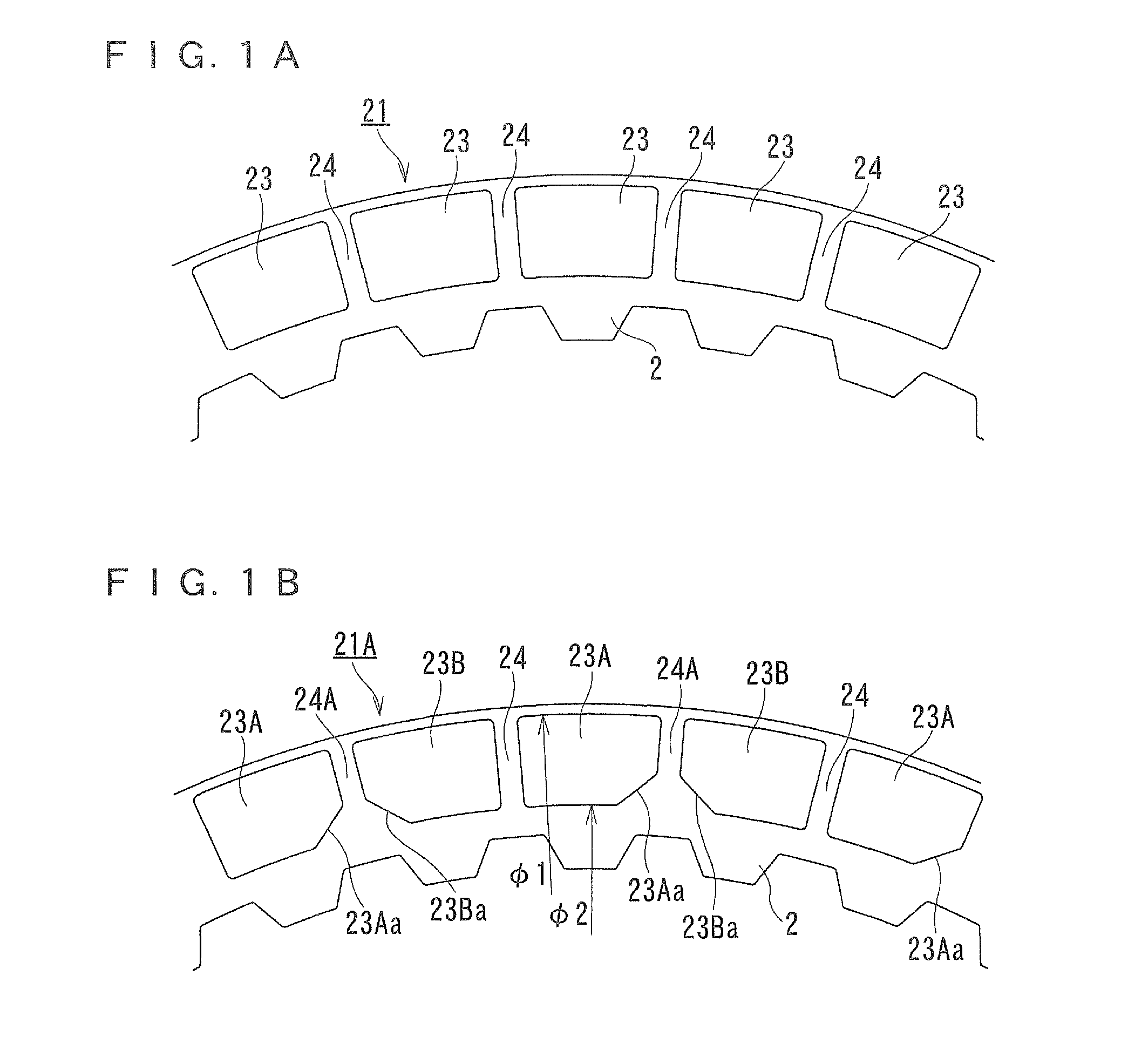 Segment-type friction material